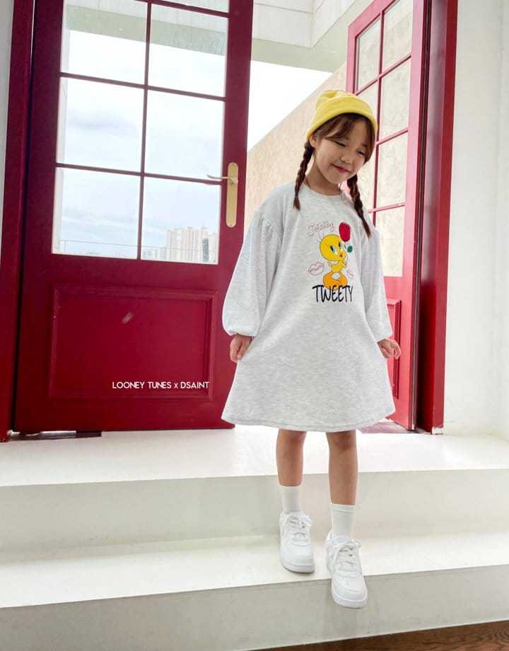 Dsaint - Korean Children Fashion - #childrensboutique - Twee Flo Puff One-piece - 2