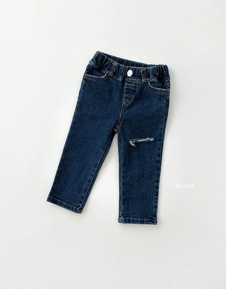 Dsaint - Korean Children Fashion - #childrensboutique - Line Vintage Jeans