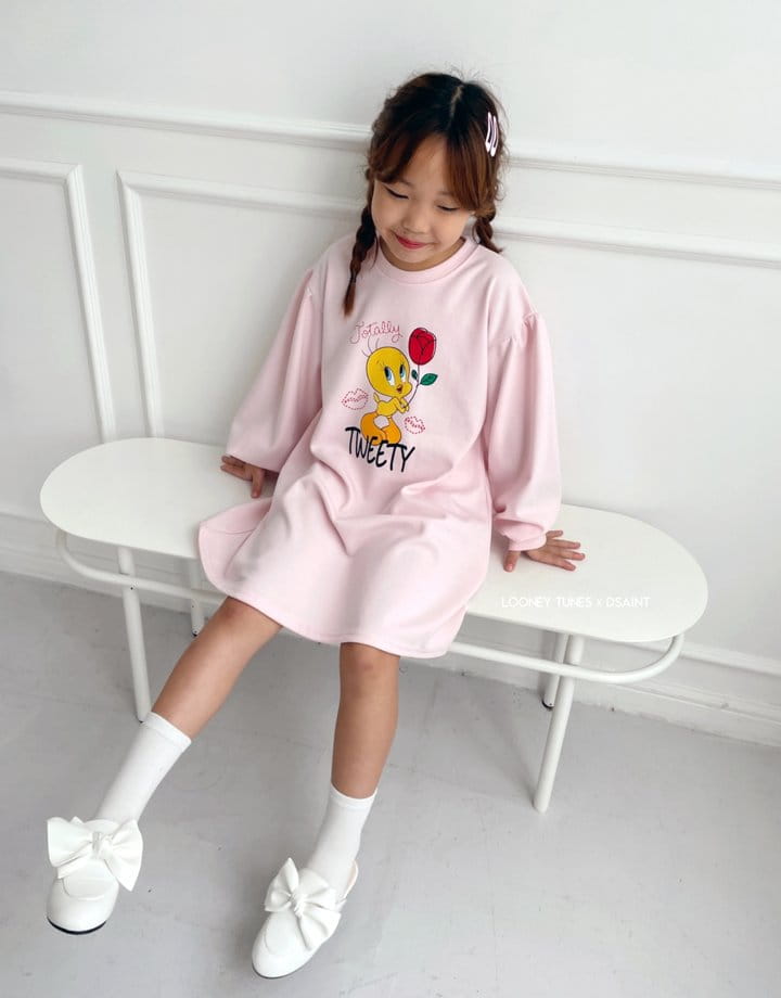 Dsaint - Korean Children Fashion - #designkidswear - Twee Flo Puff One-piece - 3