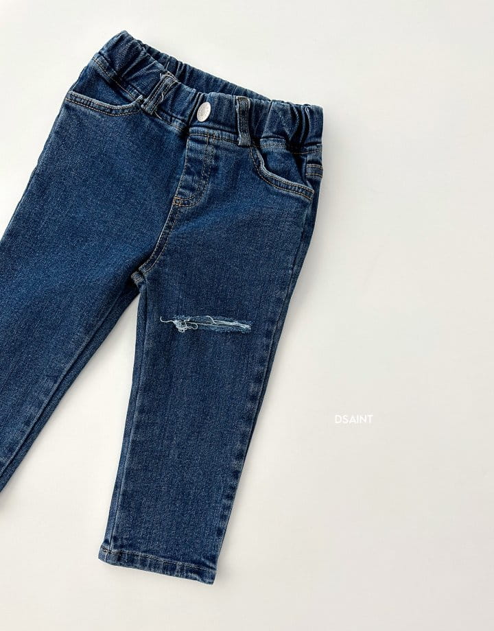 Dsaint - Korean Children Fashion - #discoveringself - Line Vintage Jeans - 3