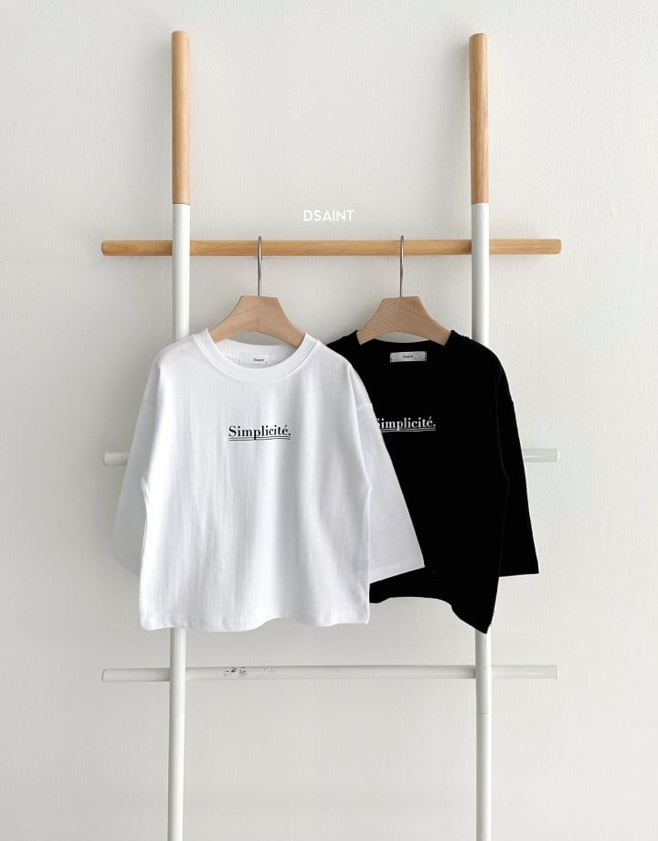 Dsaint - Korean Children Fashion - #discoveringself - Simplicite Tee - 5