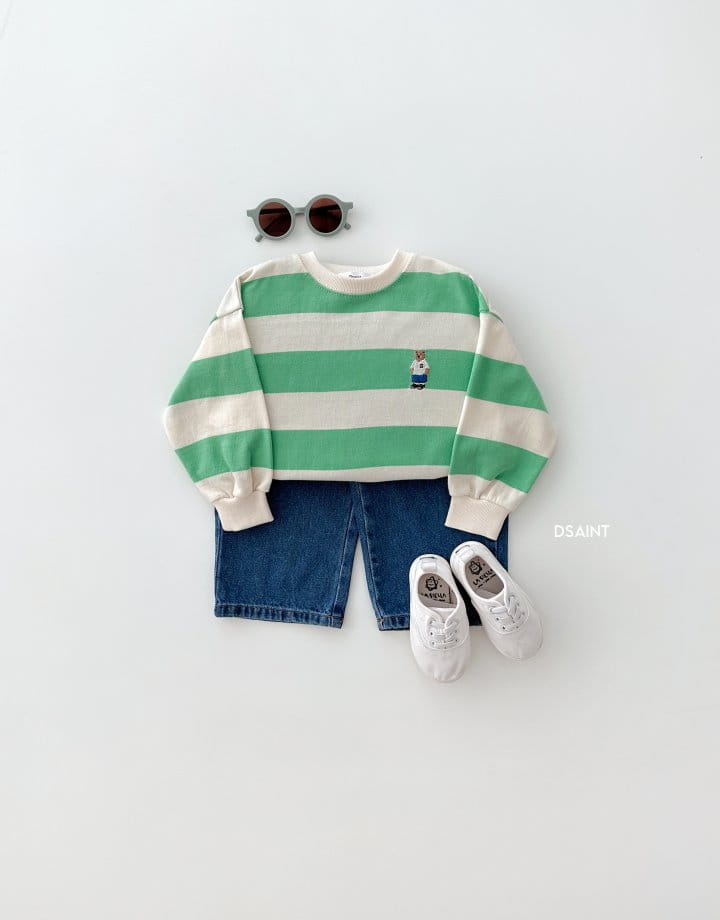 Dsaint - Korean Children Fashion - #minifashionista - Big ST Bear Sweatshirt - 8