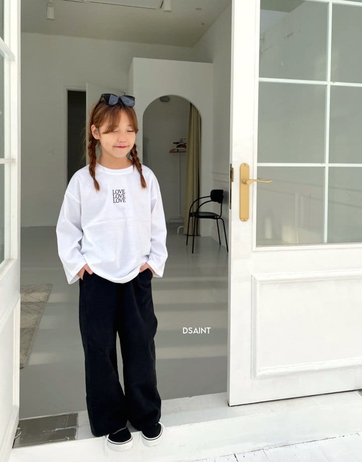 Dsaint - Korean Children Fashion - #prettylittlegirls - Linkle Wide Jeans - 8