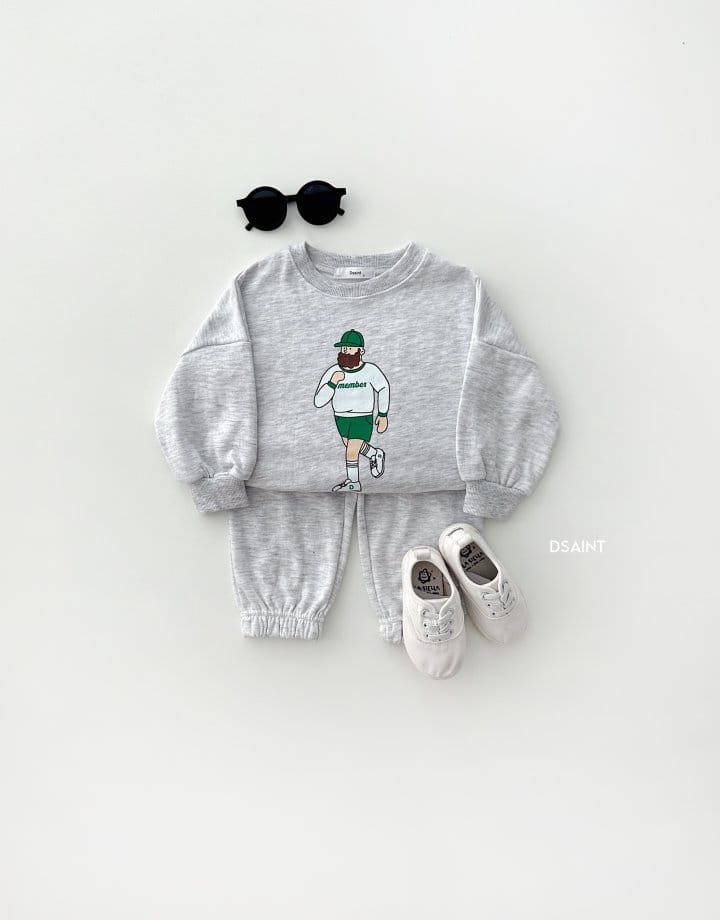 Dsaint - Korean Children Fashion - #minifashionista - Hike Hairy Person Top Bottom Set - 4