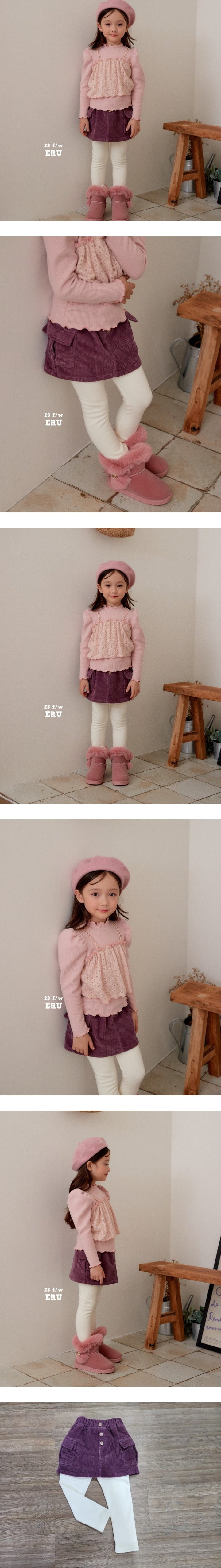 E.Ru - Korean Children Fashion - #childofig - Rib Skirt