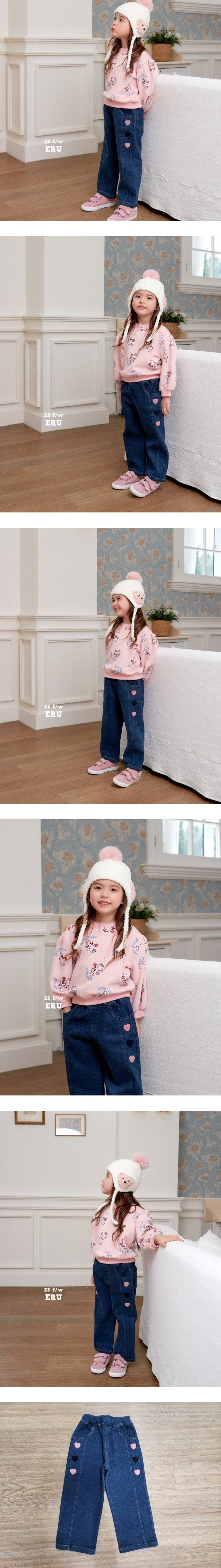 E.Ru - Korean Children Fashion - #stylishchildhood - Heart Pants