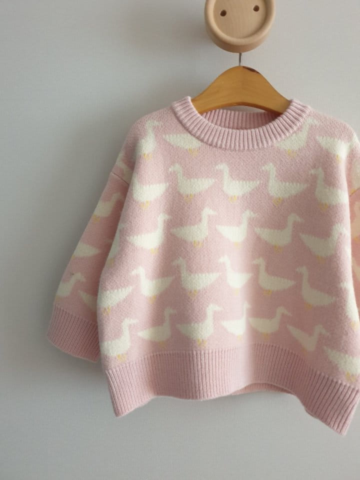 Eclair - Korean Children Fashion - #childrensboutique - Duck Knit Tee - 2