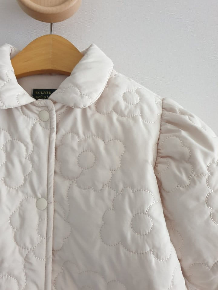 Eclair - Korean Children Fashion - #discoveringself - Flower Padding Jacket - 6