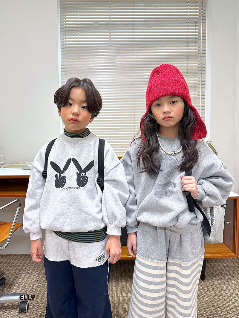 Ellymolly - Korean Children Fashion - #childofig - Together Sweatshirt - 6