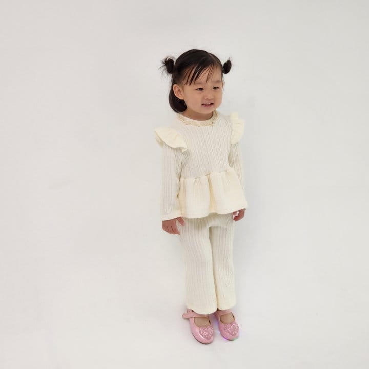 Flower J - Korean Children Fashion - #Kfashion4kids - Kni set Up - 7