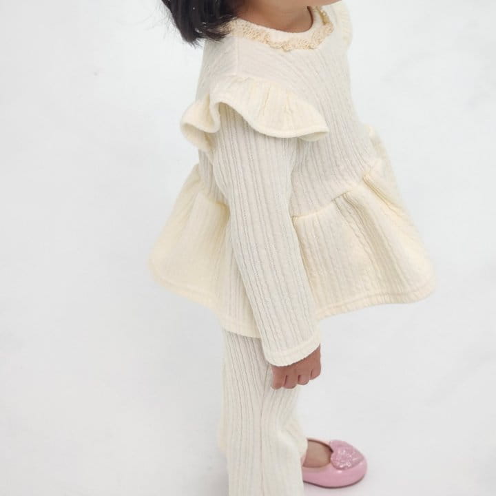 Flower J - Korean Children Fashion - #prettylittlegirls - Kni set Up - 11