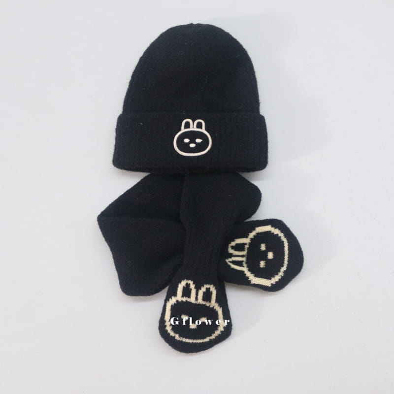 G Flower - Korean Children Fashion - #Kfashion4kids - Rabbit Beanie Muffler Set - 7