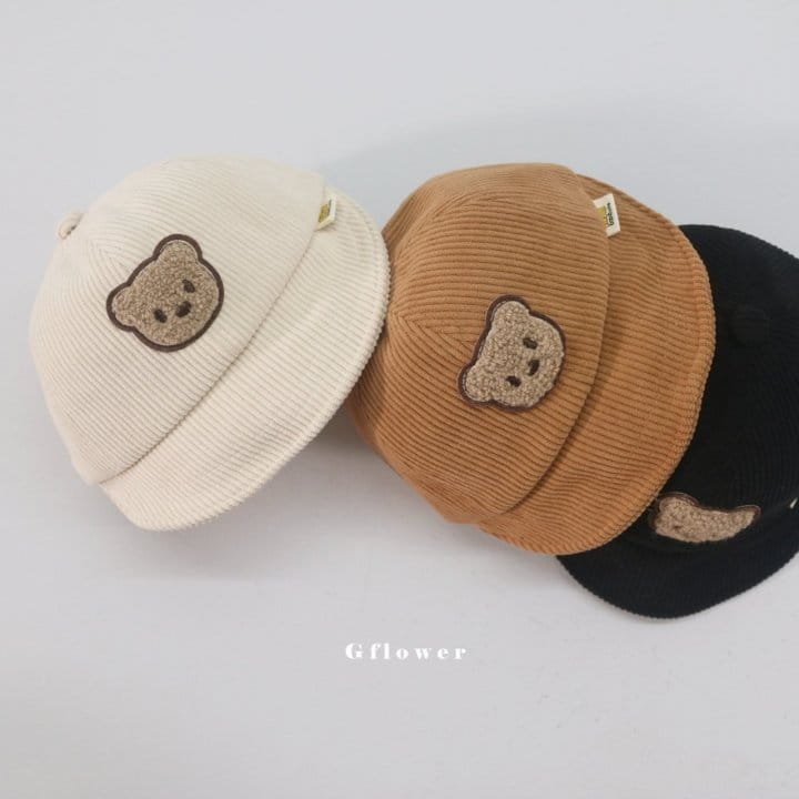 G Flower - Korean Children Fashion - #childrensboutique - Aga Bear Ball Cap - 9