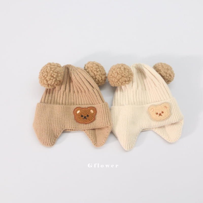 G Flower - Korean Children Fashion - #childrensboutique - Saang Bell Bear Beanie - 4