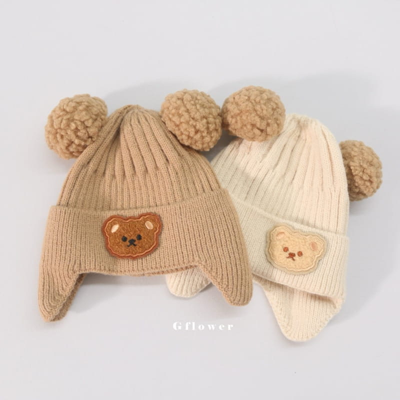 G Flower - Korean Children Fashion - #discoveringself - Saang Bell Bear Beanie - 5