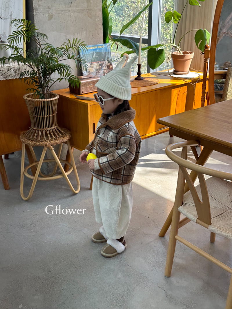 G Flower - Korean Children Fashion - #fashionkids - Check Mustang Jakcet - 8