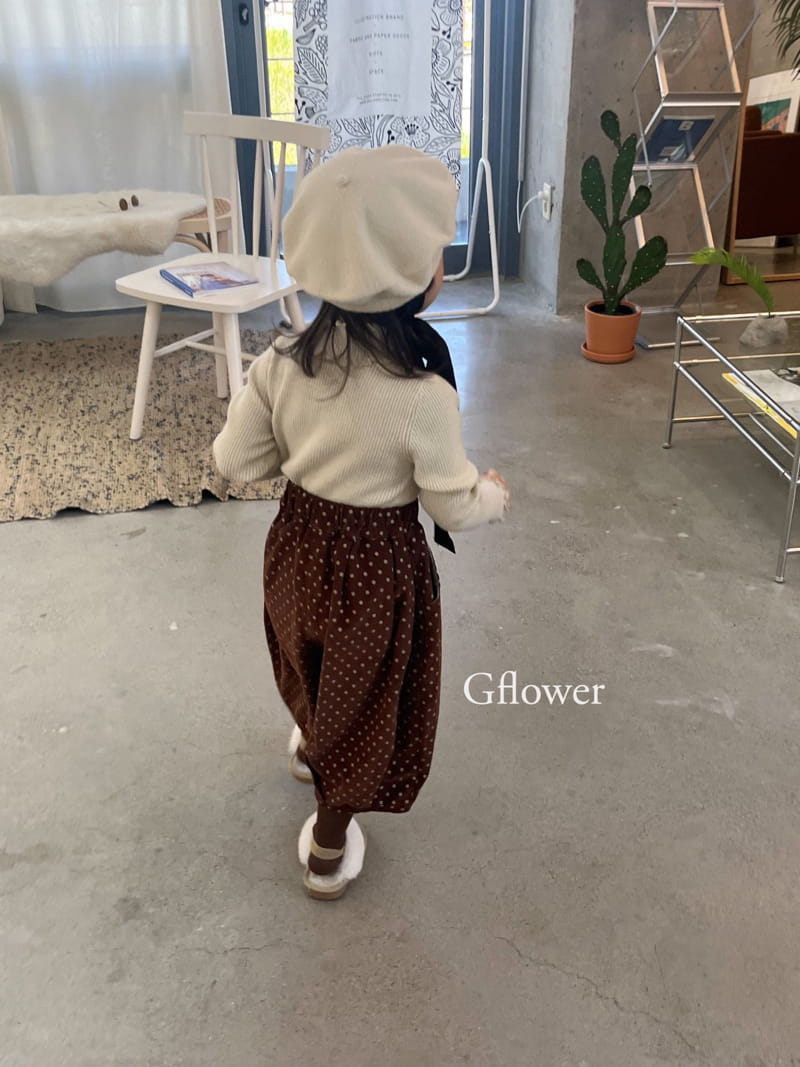 G Flower - Korean Children Fashion - #fashionkids - Dot Rib Pants