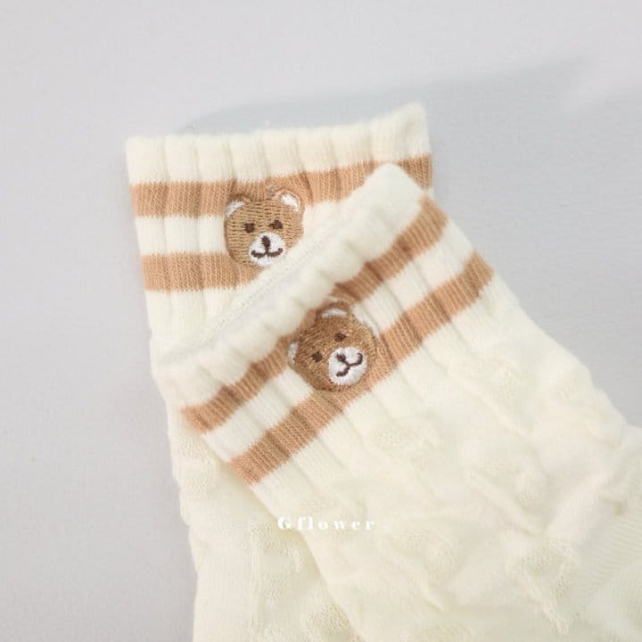 G Flower - Korean Children Fashion - #kidsshorts - 1987 Socks Set - 2