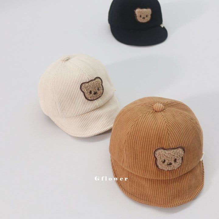 G Flower - Korean Children Fashion - #littlefashionista - Aga Bear Ball Cap