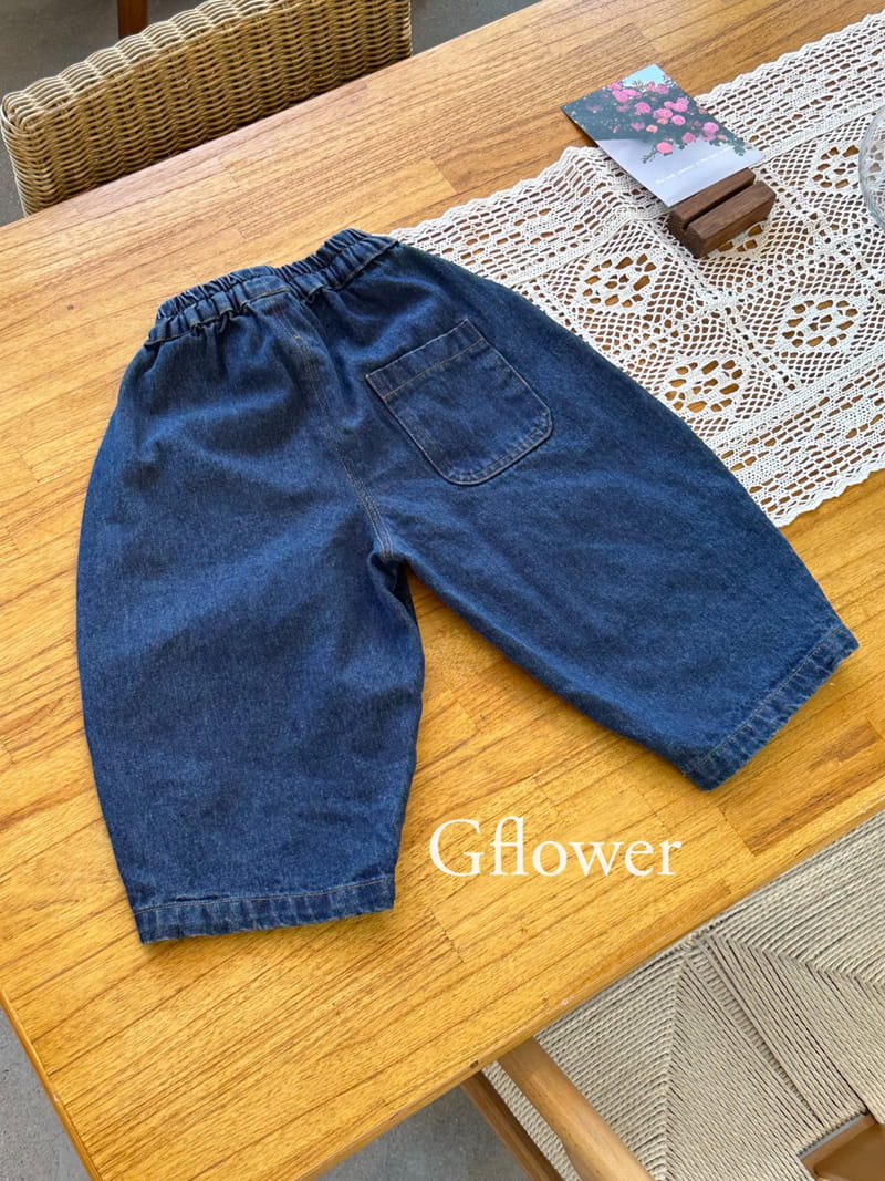 G Flower - Korean Children Fashion - #littlefashionista - Dark Blue Pants - 7