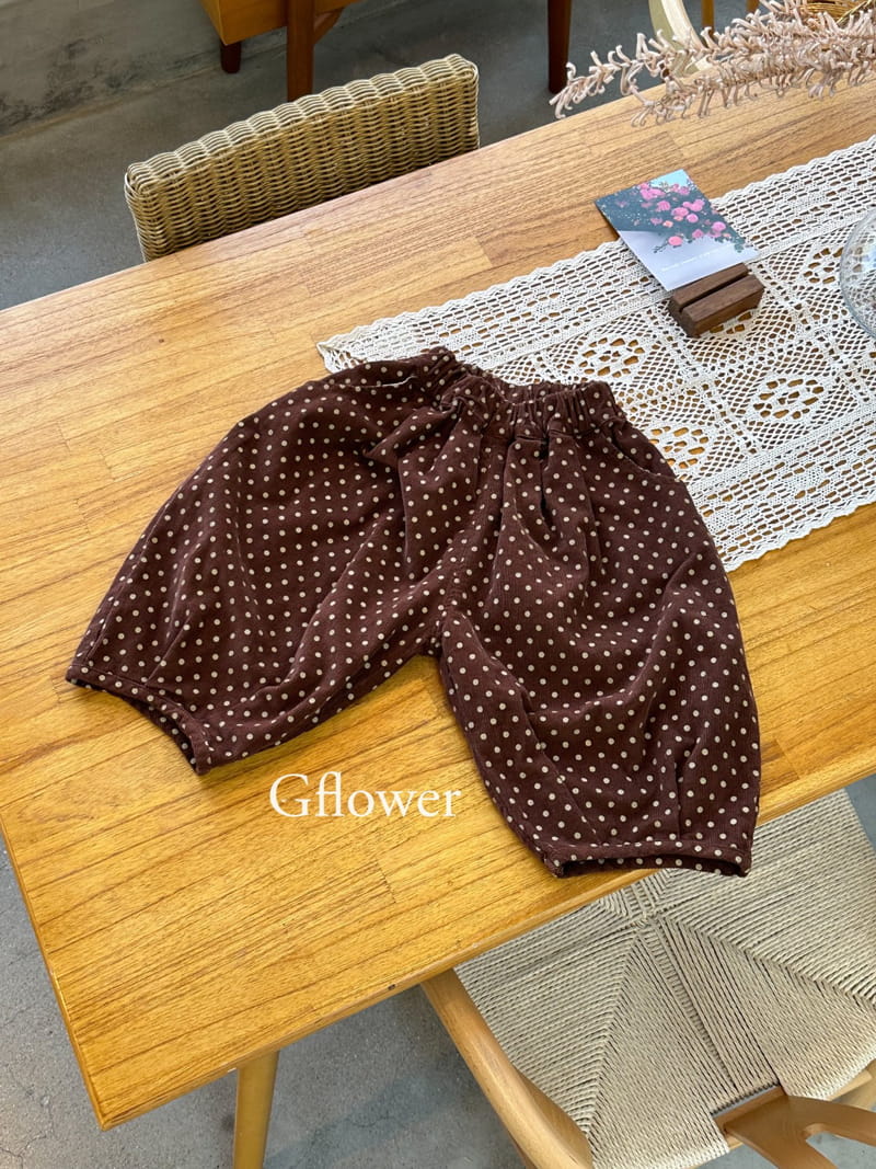 G Flower - Korean Children Fashion - #littlefashionista - Dot Rib Pants - 6