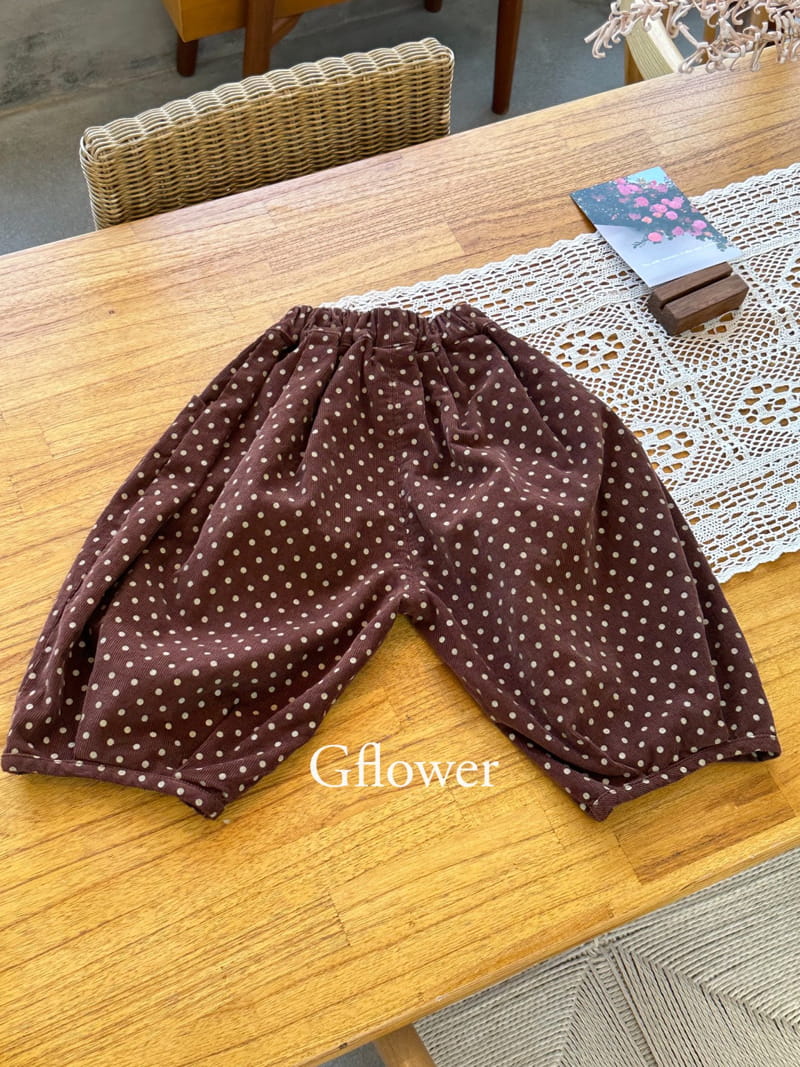 G Flower - Korean Children Fashion - #magicofchildhood - Dot Rib Pants - 7