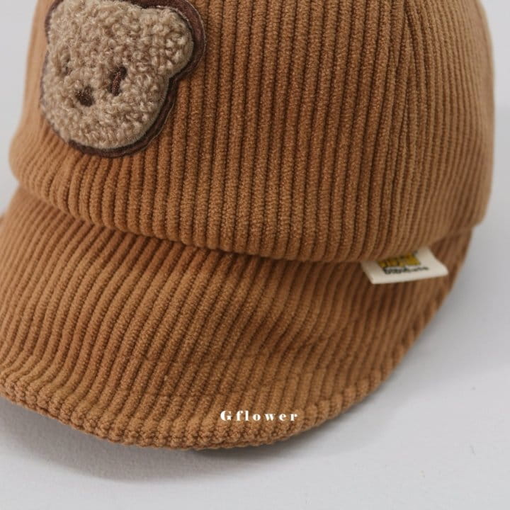 G Flower - Korean Children Fashion - #todddlerfashion - Aga Bear Ball Cap - 5