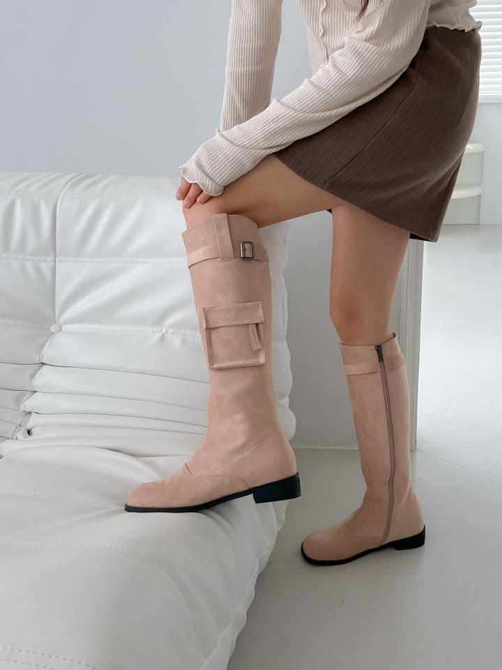 Golden Shoe - Korean Women Fashion - #momslook - c2392 Boots