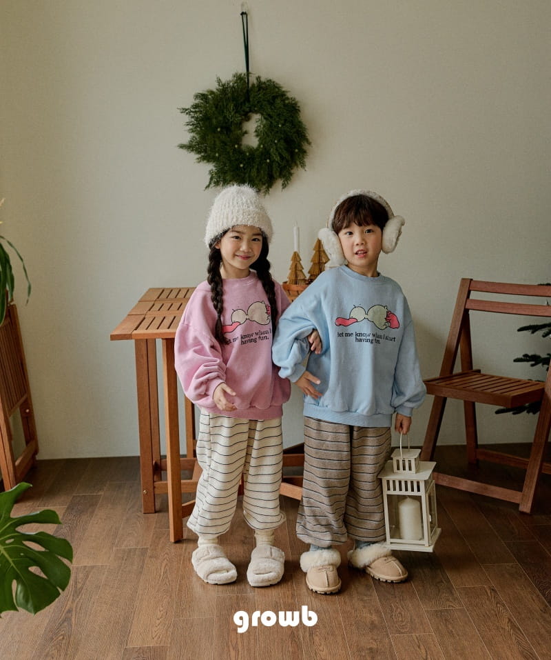 Grow B - Korean Children Fashion - #Kfashion4kids - Sllip Sweatshirt - 2