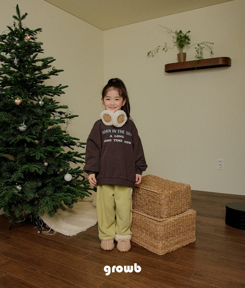 Grow B - Korean Children Fashion - #childofig - Bonw Sweatshirt - 6