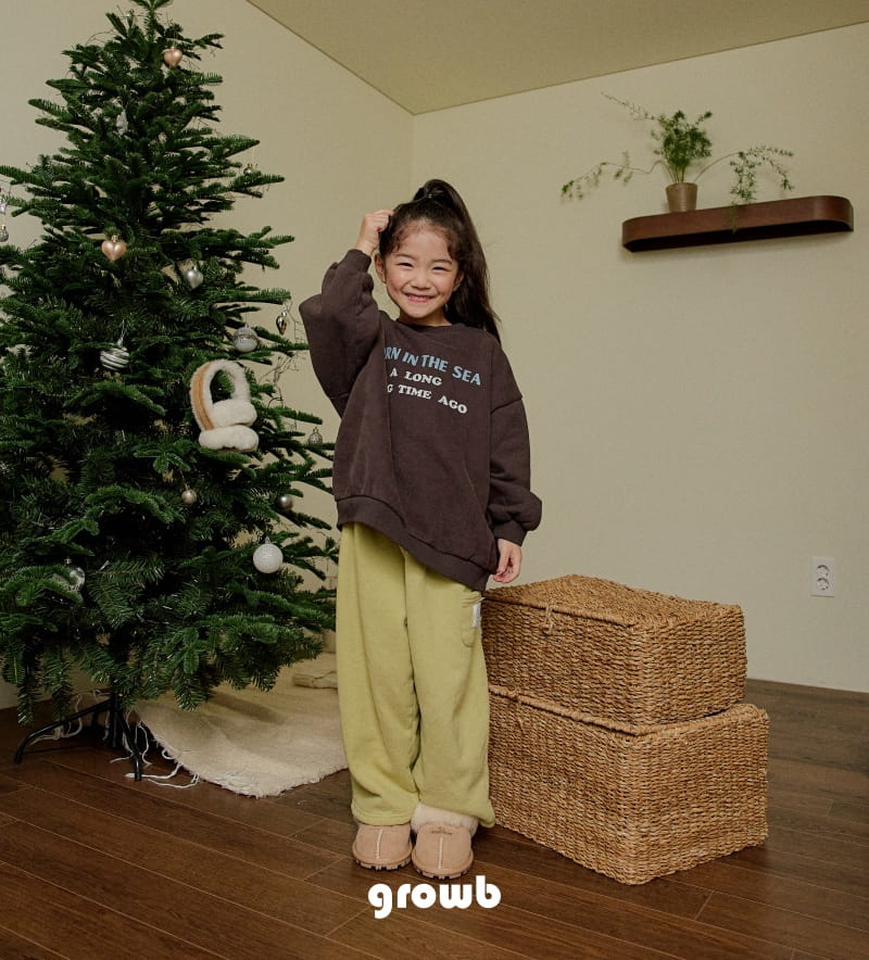 Grow B - Korean Children Fashion - #childofig - Bonw Sweatshirt - 7