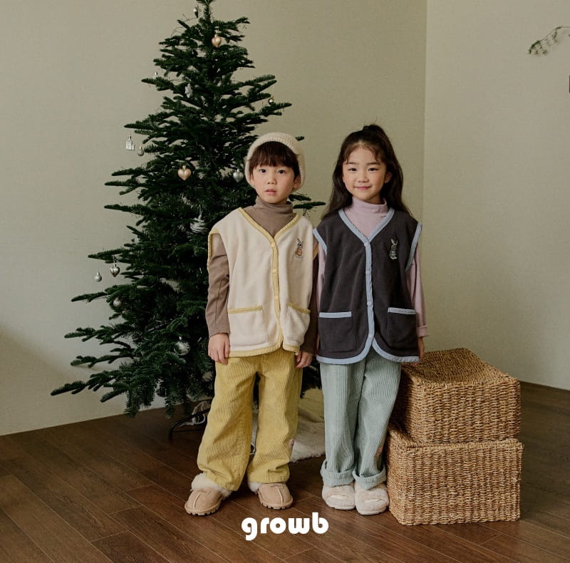 Grow B - Korean Children Fashion - #childofig - Gordent Pants - 3