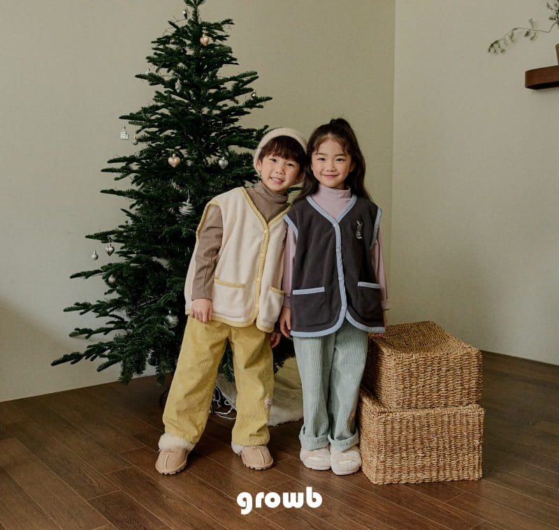 Grow B - Korean Children Fashion - #childofig - Gordent Pants - 4