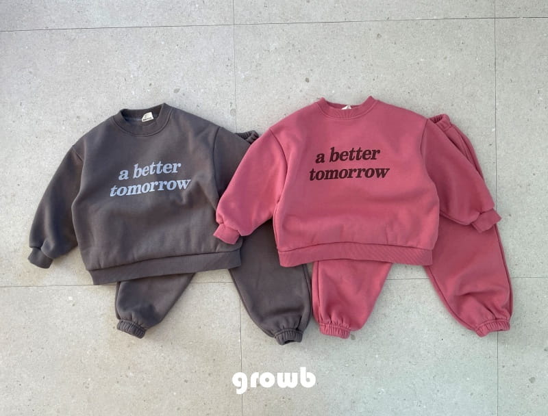 Grow B - Korean Children Fashion - #designkidswear - Better Top Bottom Set - 11