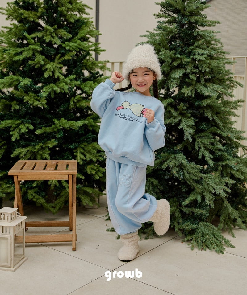 Grow B - Korean Children Fashion - #discoveringself - Sllip Sweatshirt - 11