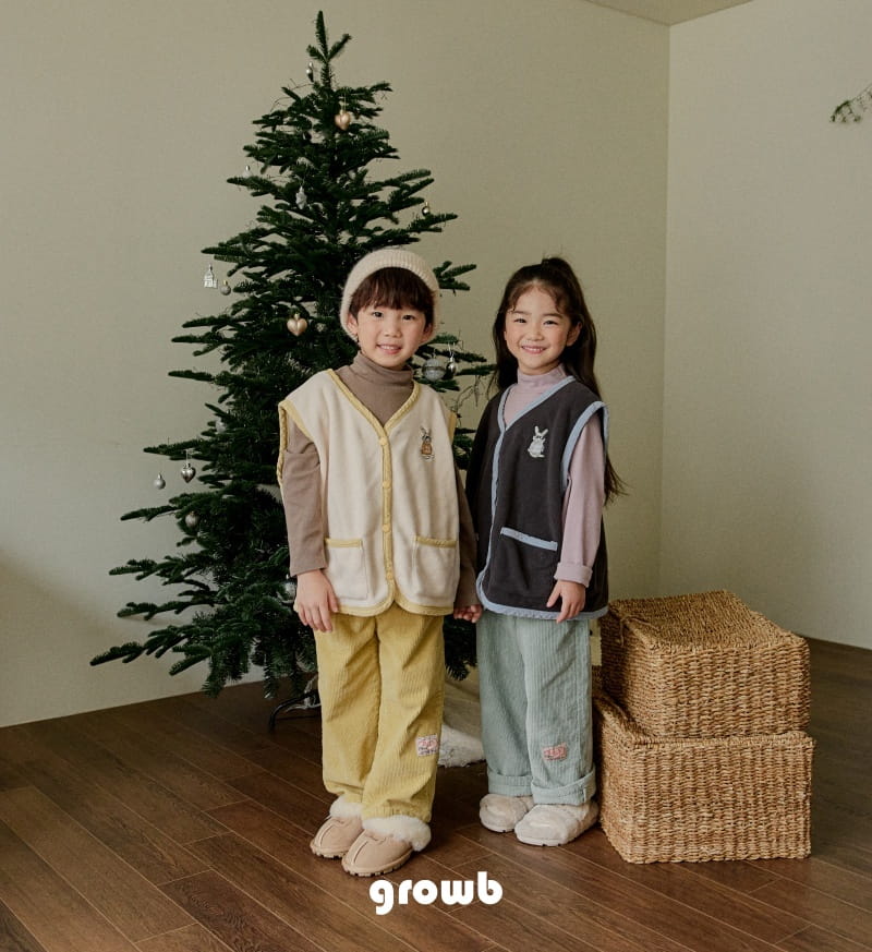 Grow B - Korean Children Fashion - #kidsshorts - Gordent Pants - 8