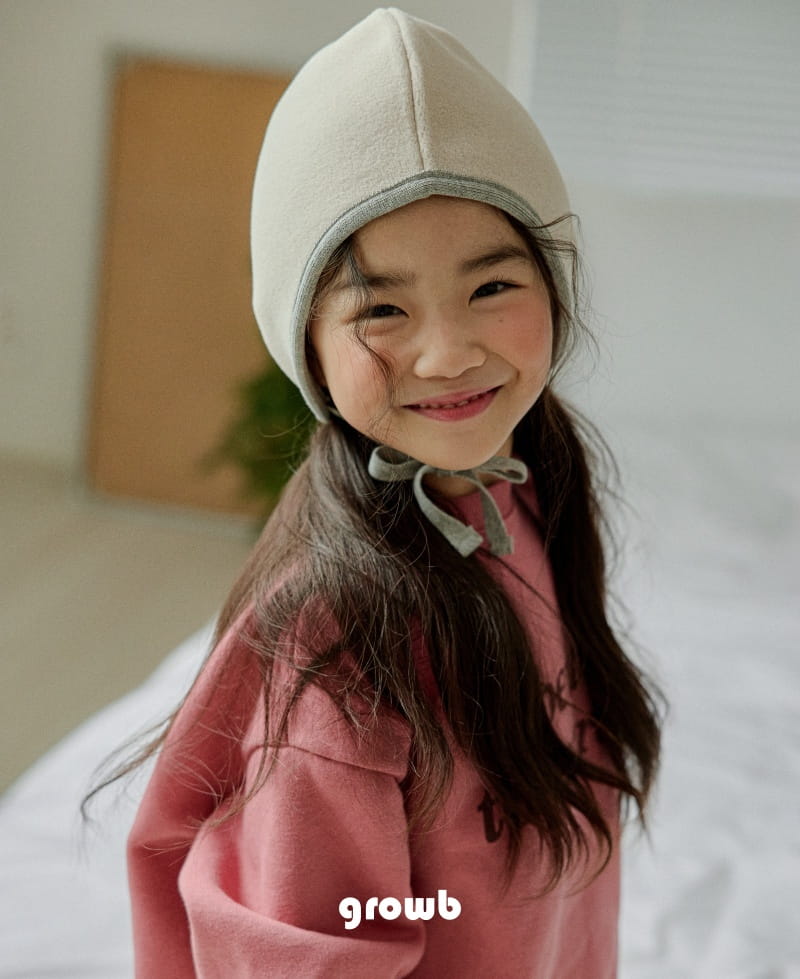 Grow B - Korean Children Fashion - #kidsshorts - Fleece Bonnet - 2