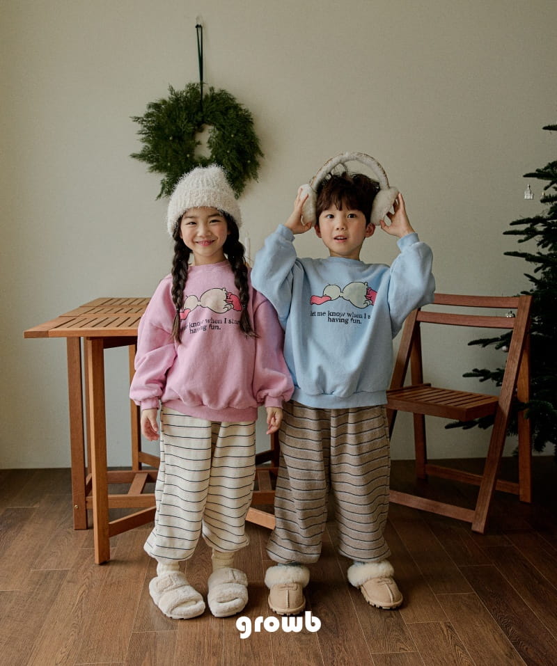 Grow B - Korean Children Fashion - #littlefashionista - Sllip Sweatshirt - 3