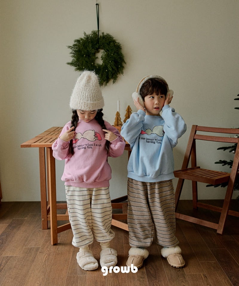 Grow B - Korean Children Fashion - #littlefashionista - Sllip Sweatshirt - 4