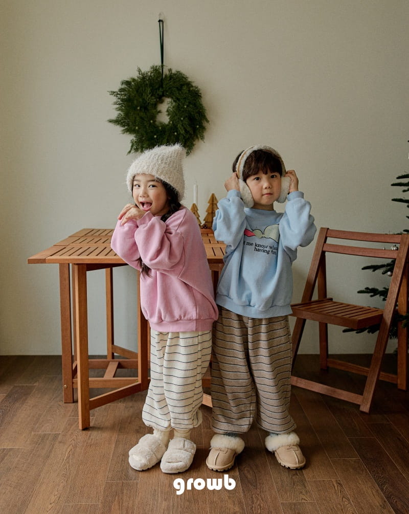 Grow B - Korean Children Fashion - #minifashionista - Sllip Sweatshirt - 5