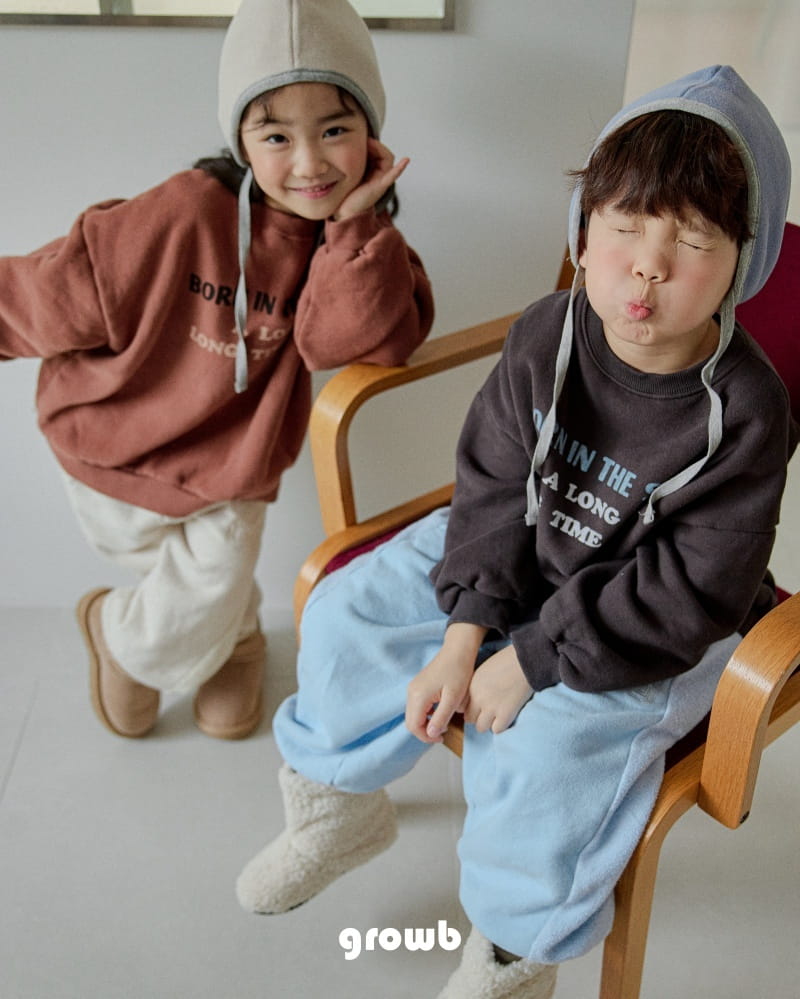 Grow B - Korean Children Fashion - #magicofchildhood - Bonw Sweatshirt - 4