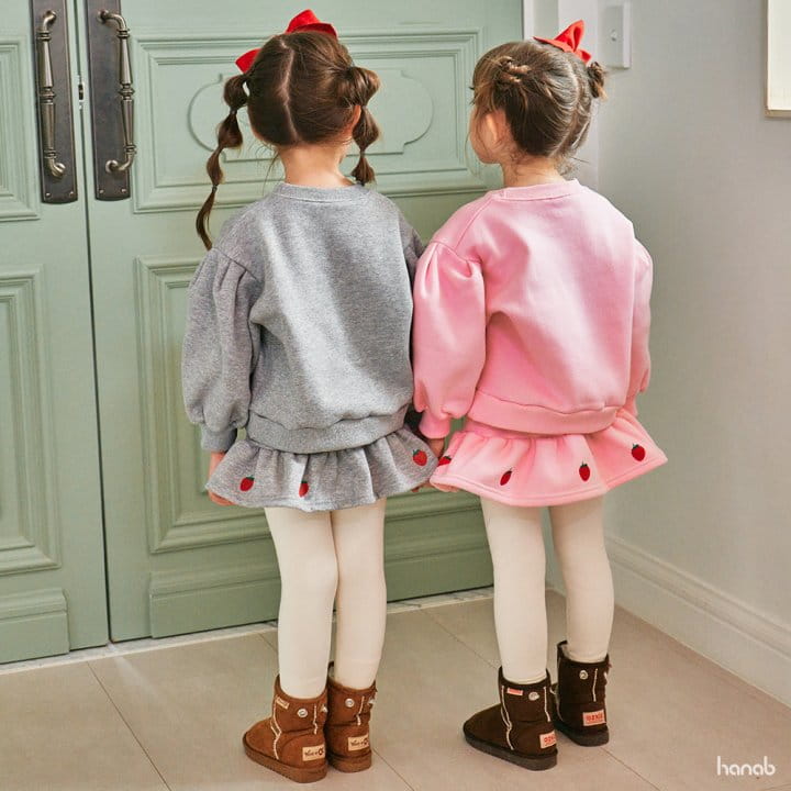 Hanab - Korean Children Fashion - #childrensboutique - Strawberry Top Bottom Set