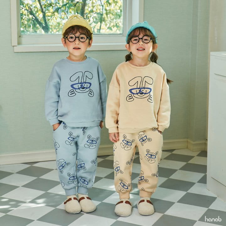 Hanab - Korean Children Fashion - #kidsstore - Rabbit Google Top Bottom Set - 3