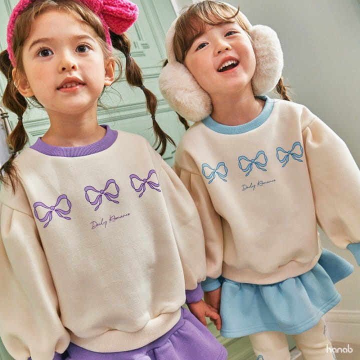 Hanab - Korean Children Fashion - #kidsstore - Ribbon Shirring Top Bottom Set - 7