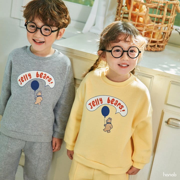 Hanab - Korean Children Fashion - #stylishchildhood - Jelly Bear Top Bottom Set - 6