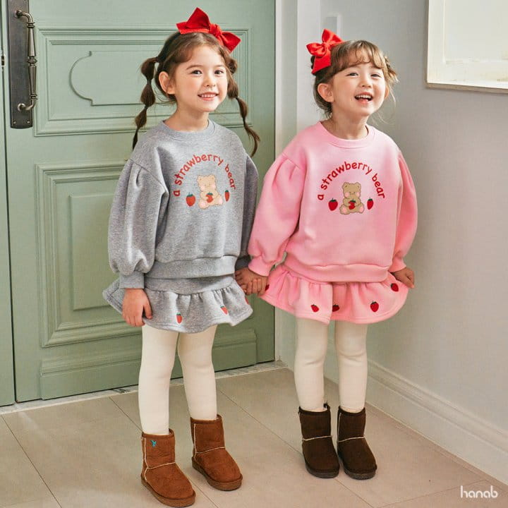 Hanab - Korean Children Fashion - #toddlerclothing - Strawberry Top Bottom Set - 10