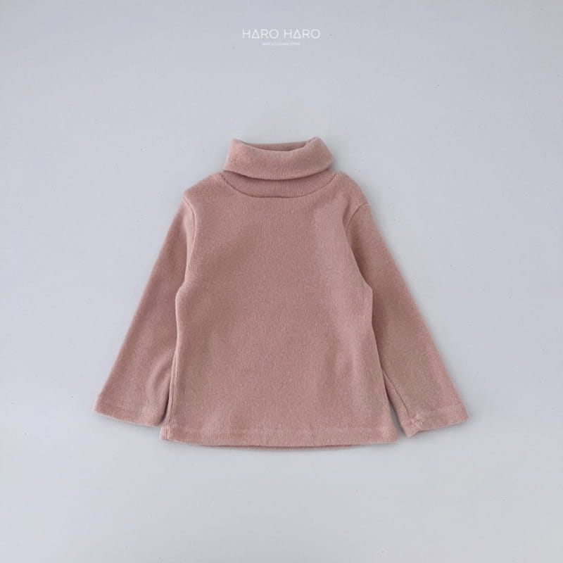 Haro Haro - Korean Children Fashion - #Kfashion4kids - Sweet Turtleneck Tee Fleece - 7