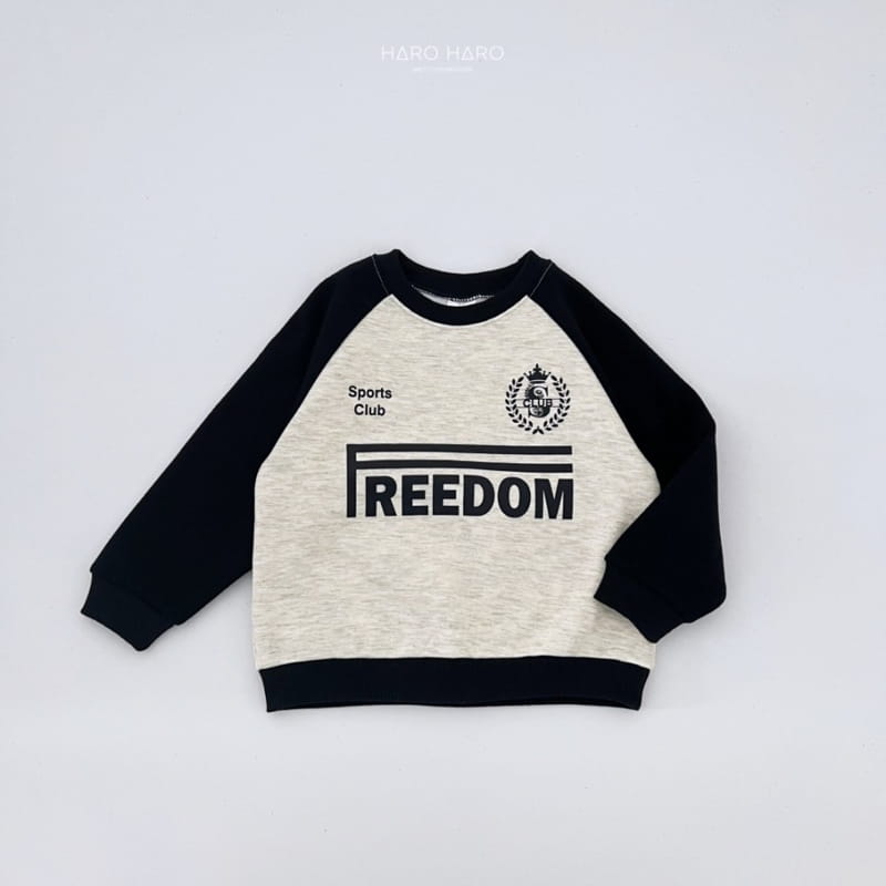 Haro Haro - Korean Children Fashion - #childofig - Freedom Sweatshirt Fleece - 2