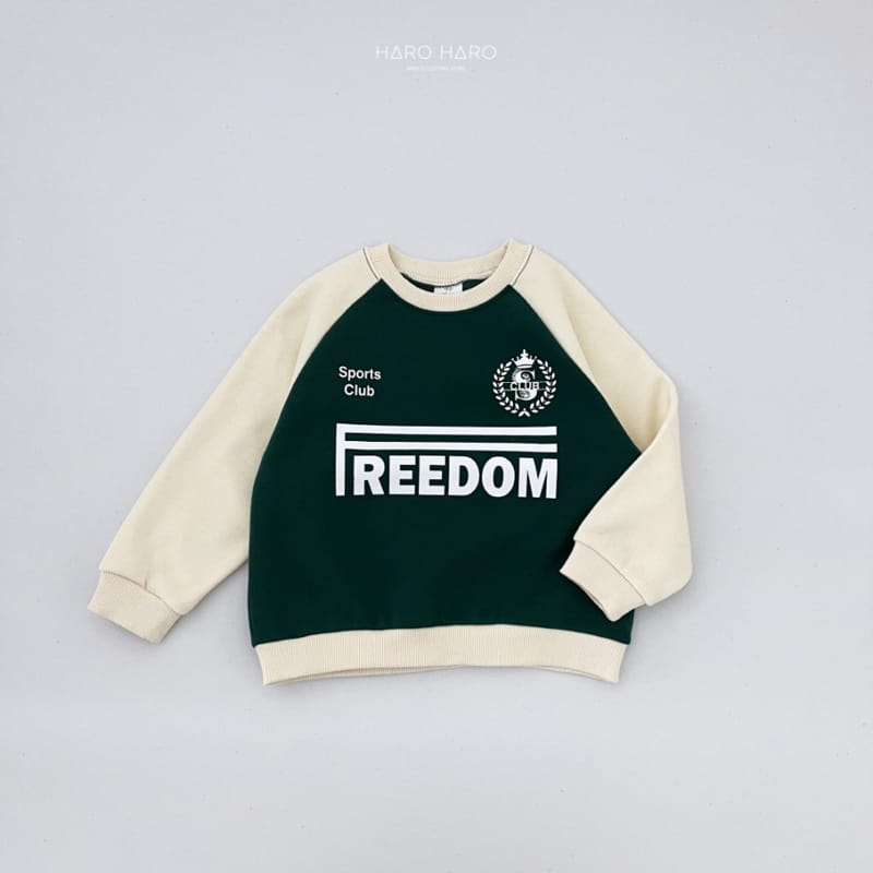 Haro Haro - Korean Children Fashion - #childofig - Freedom Sweatshirt Fleece - 3