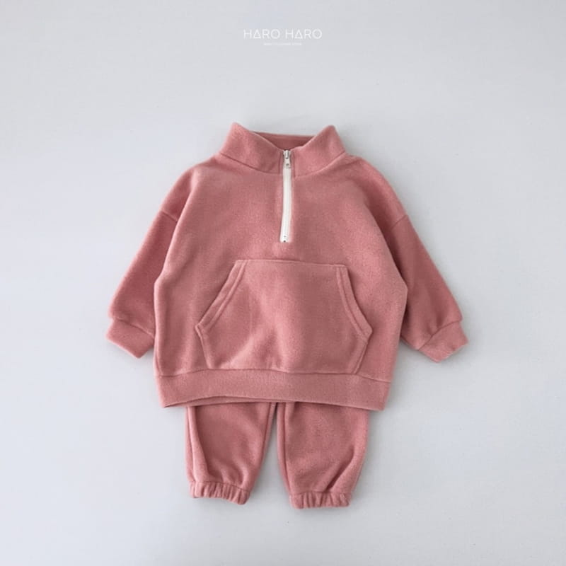 Haro Haro - Korean Children Fashion - #discoveringself - Cozy Anorak Top Bottom Set - 9